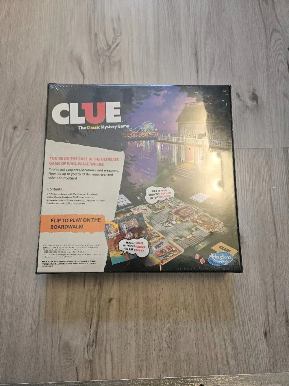 Clue Board Game 2013 Edition w/ 2 Versions: Classic Mansion Game & Boardwalk New